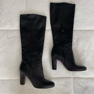 Sam Edelman Seraphina tall black leather boots